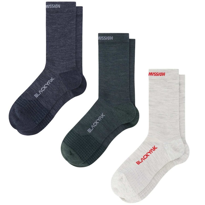 국내매장상품 블랙야크 공용 메리노울 크루삭스 보온 간절기 편안함 산행 기능성 30,520원