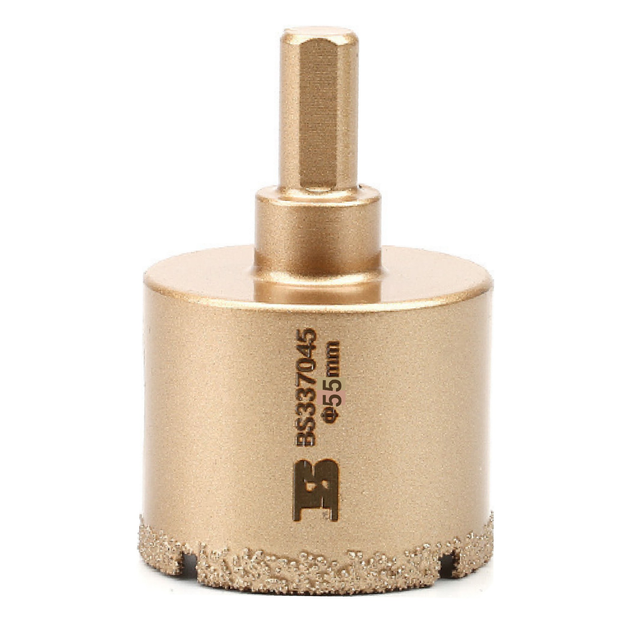 고강도 다이아몬드 홀쏘 55mm 융착 코어 비트 홀쏘 대리석 포세린 타일 항아리 유리 기리 홀커터 싱크대 수전 배관 강화타일 타공 홀컷터 홀소, 1개 32,800원