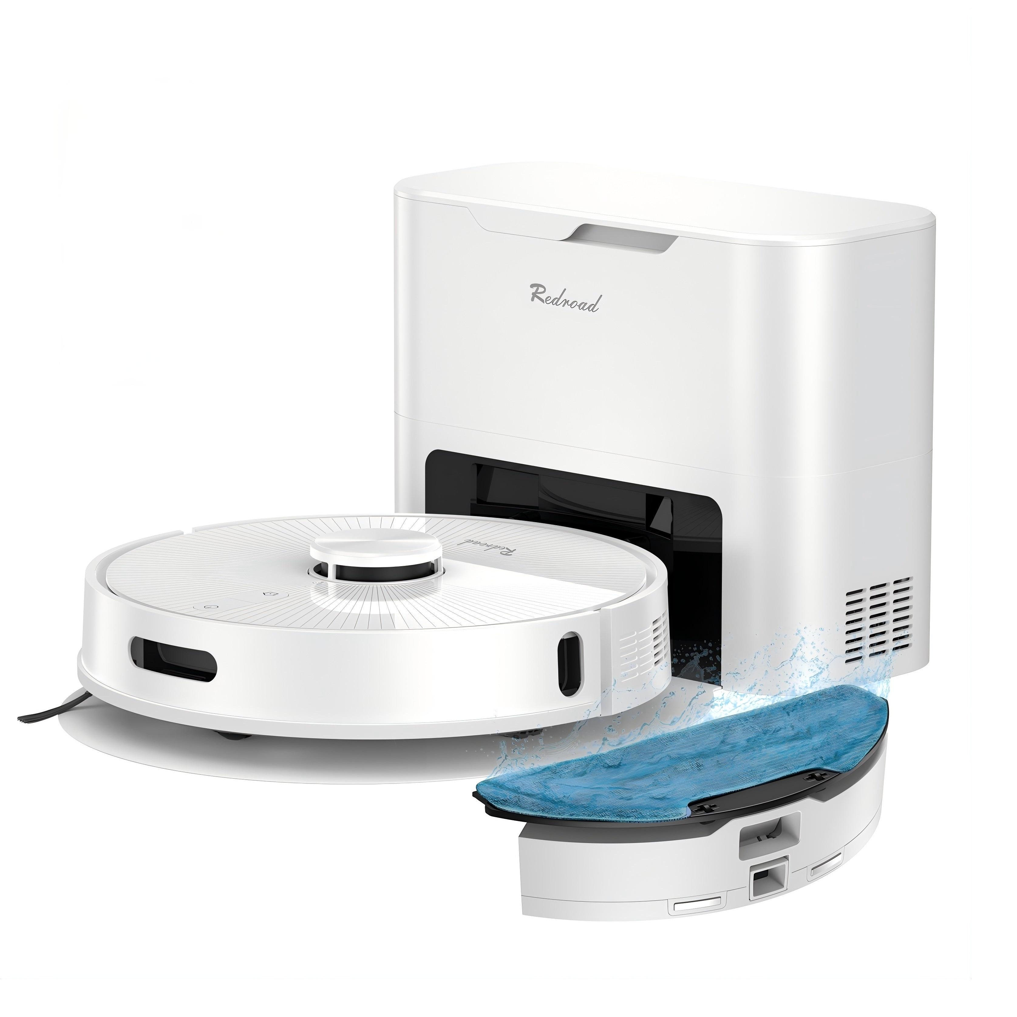 Redroad R10 2in1 물걸레 로봇청소기 4000pa 흡입력 LDS센서 먼지비움 어플연동, R10, 화이트 259,000원