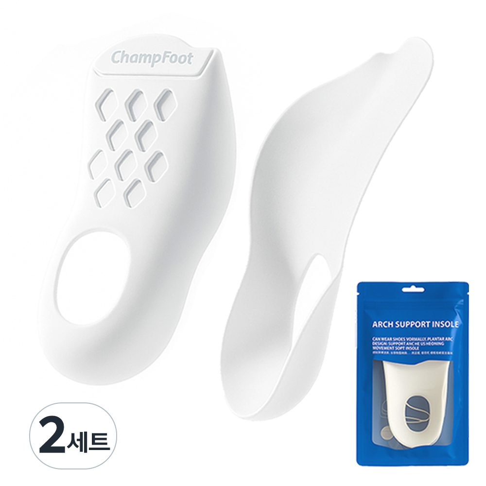 챔풋 기능성 아치 족저근막염 깔창 화이트 8,900원