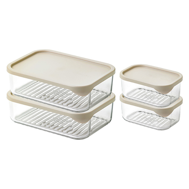 글라스락 모듈러 재료보관 유리용기 750ml x 2p + 1700ml x 2p 세트 20,000원