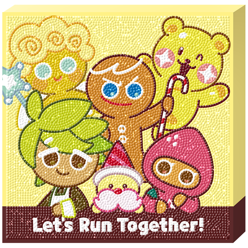 <토이앤퍼즐> DIY 보석십자수 캔버스형 25*25 다이아몬드 페인팅, 1개, 우리는 쿠키런 8,900원