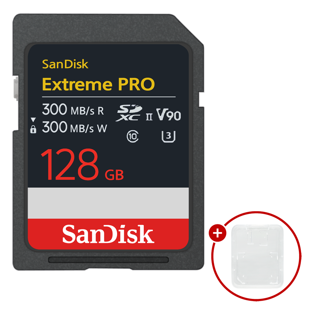 샌디스크 익스트림 프로 SD메모리카드 DXDM Extreme PRO UHS-II V90 + SD카드 케이스 360,000원
