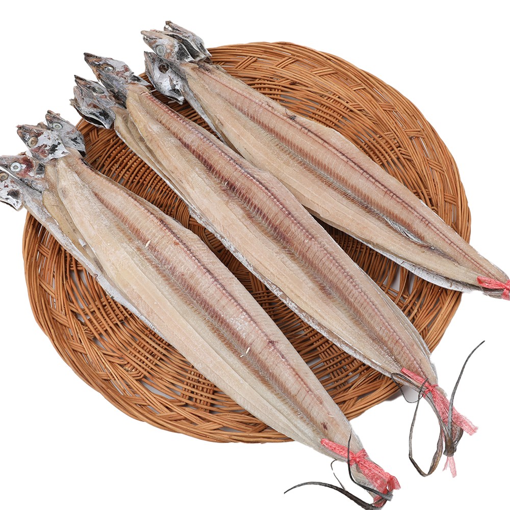 제주 반건조 갈치 (특 대 중) 건갈치 소포장, 1개, 950g (대자 8마리) 19,500원