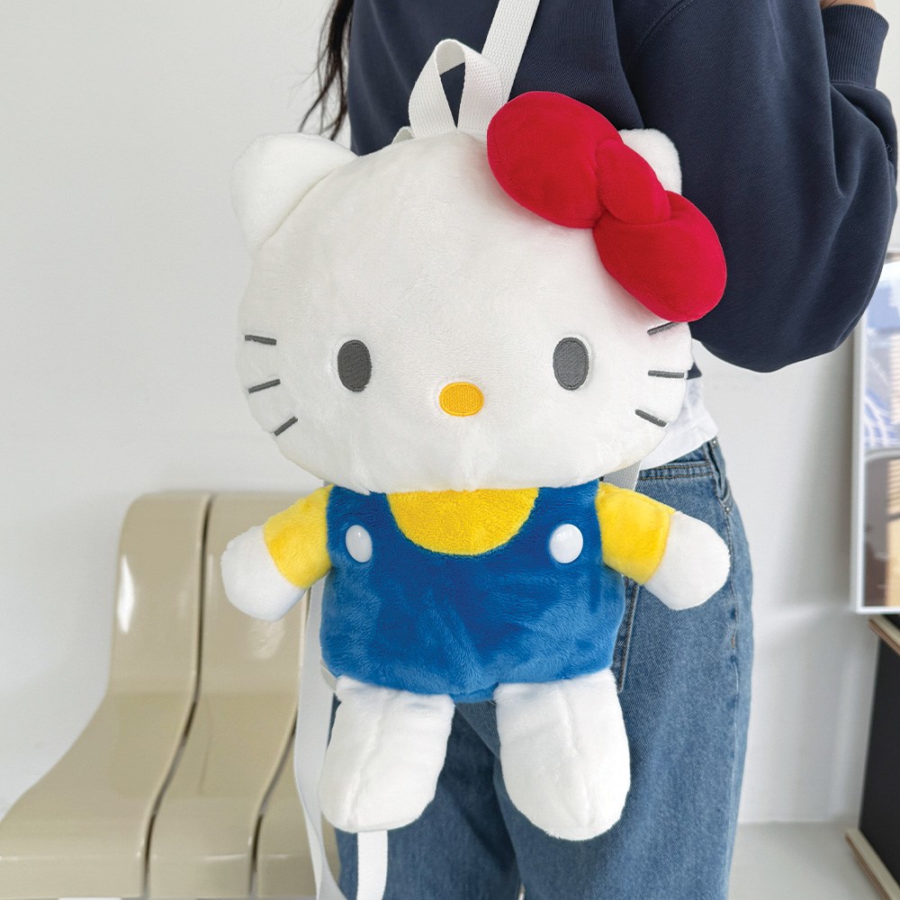 산리오 캐릭터 인형 가방 백팩 백 5종 [정품 키티 헬로키티 쿠로미 마이멜로디 한교동 시나모롤 마멜 시나몬롤 귀여운 캐릭터즈 어린이날 선물 굿즈 배낭] 27,900원