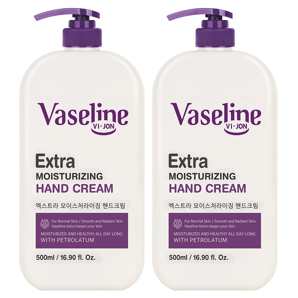 바이존 바세린 핸드크림 고보습 핸드로션 대용량, 500ml, 2개 9,900원