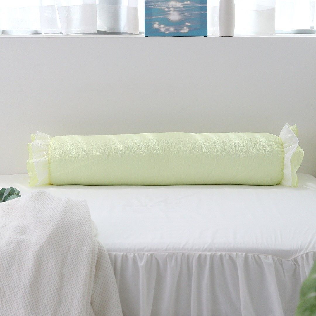 퓨어이즈룸 롱쿠션 바디필로우 설렘 100x20, 프릴롱쿠션설렘블루 29,900원