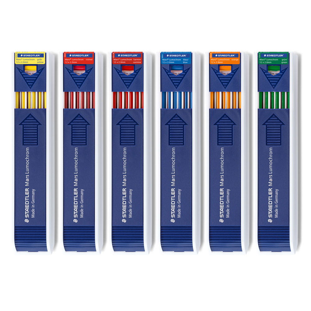 스테들러 마스 루모크롬 컬러 홀더심 204/홀더펜심 홀더샤프심 8,000원