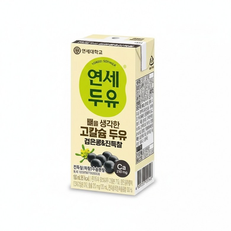 [연세두유] 뼈를 생각한 고칼슘두유 검은콩 진득찰 180ml 96팩 49,740원