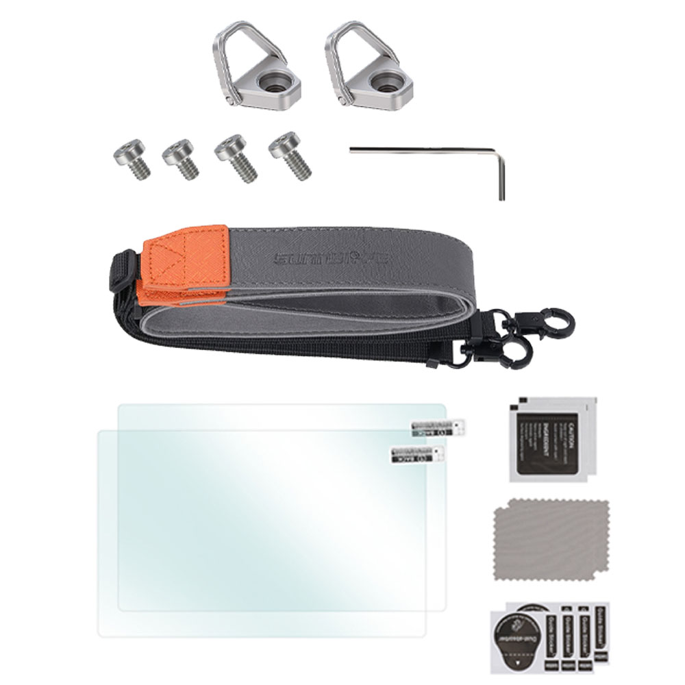 써니라이프 dji RC PRO2 넥스트랩+액정보호 강화유리필름 패키지 드론 조종기 액세서리, 1세트, 컴포터블 넥스트랩+필름 2매 28,900원