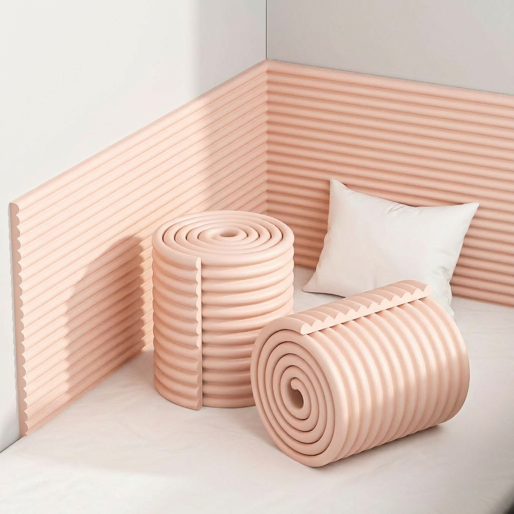 MZ생활 벽 매트 쿠션 가드 기둥 모서리 보호대 와이드 W형 충돌방지 안전가드 바닥 계단 매트 미끄럼방지 충격흡수 코너보호대, 1개, 핑크 16,900원