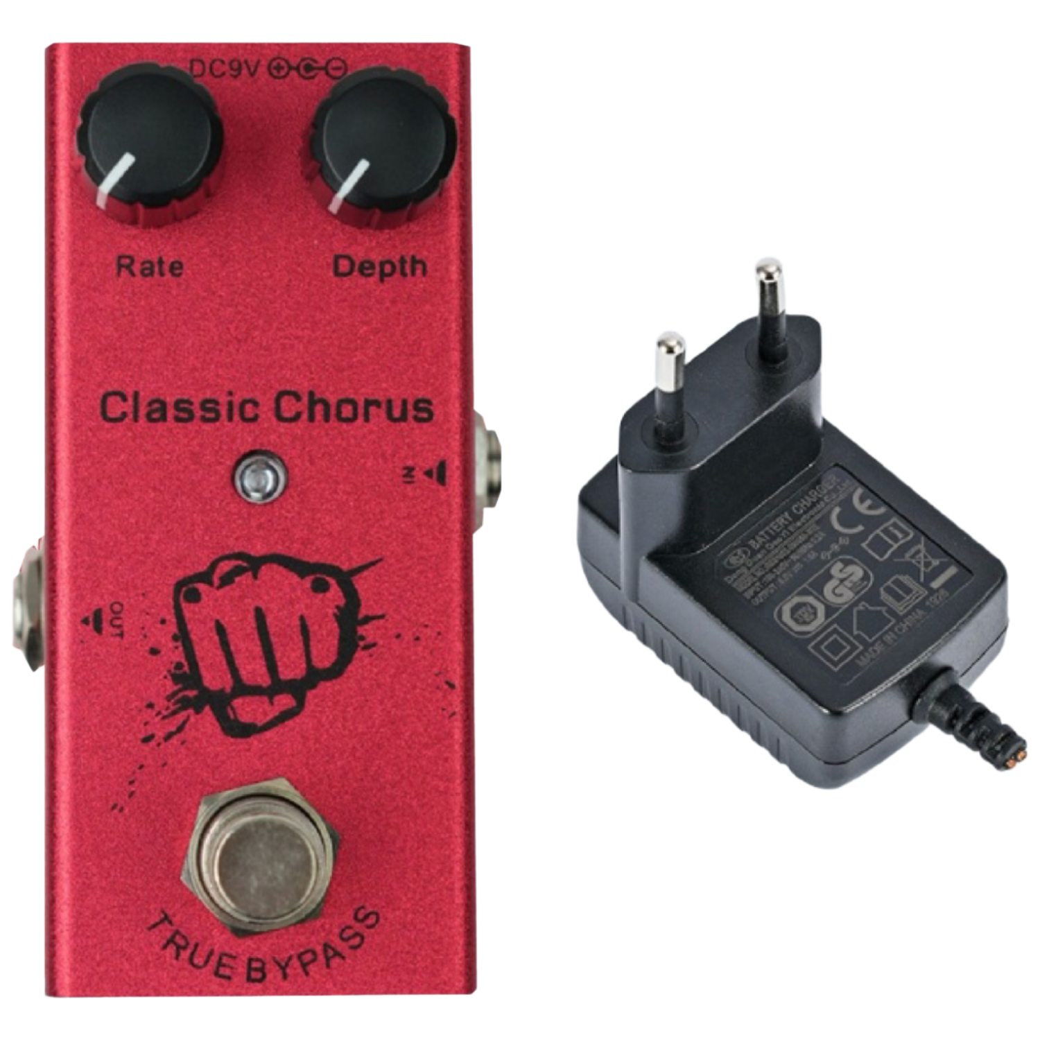 일렉기타 이펙터 클래식 코러스 어댑터 포함, 1세트 33,000원