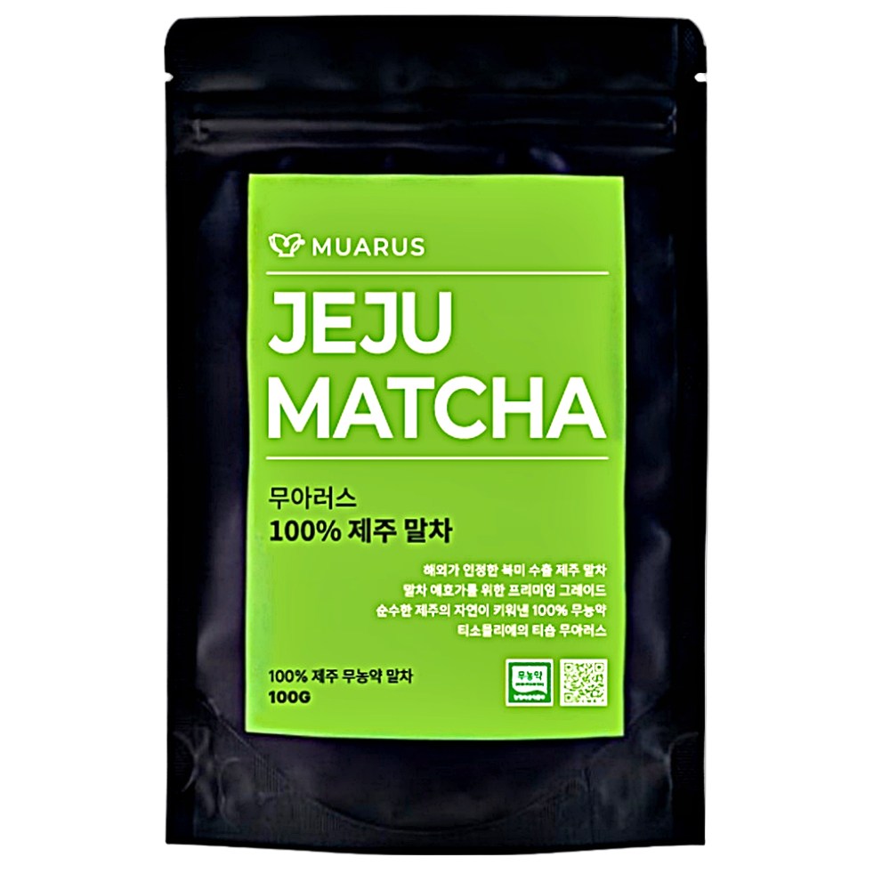 [2025 햇말차] 100% 프리미엄 제주 말차 녹차 가루 카페말차파우더 라떼 라테 베이킹 종류 분말, 1개, 1개입, 100g 24,560원