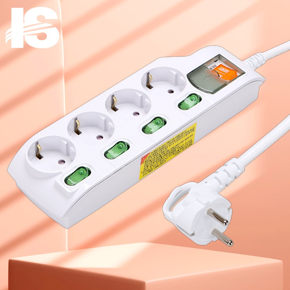 일신 개별절전 4구1.5M 3M 5M 과부하차단 멀티코드선 16A 국산KS 17,800원