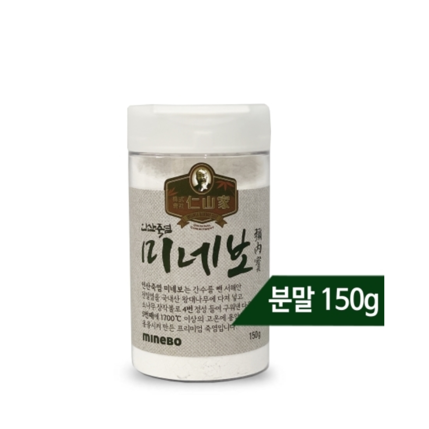 인산가 (주)인산가 정품 프리미엄 5회 죽염 신제품 미네보 분말 150g 인산죽염 + 3개 이상 구입시 금흑블랙크런치(10g) 사은 15,650원
