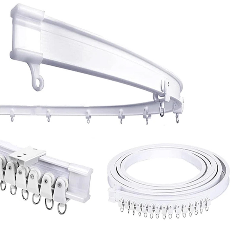 아이베란다 커튼레일 트랙 구부림 가능형 칸막이 코너 레일 16,000원