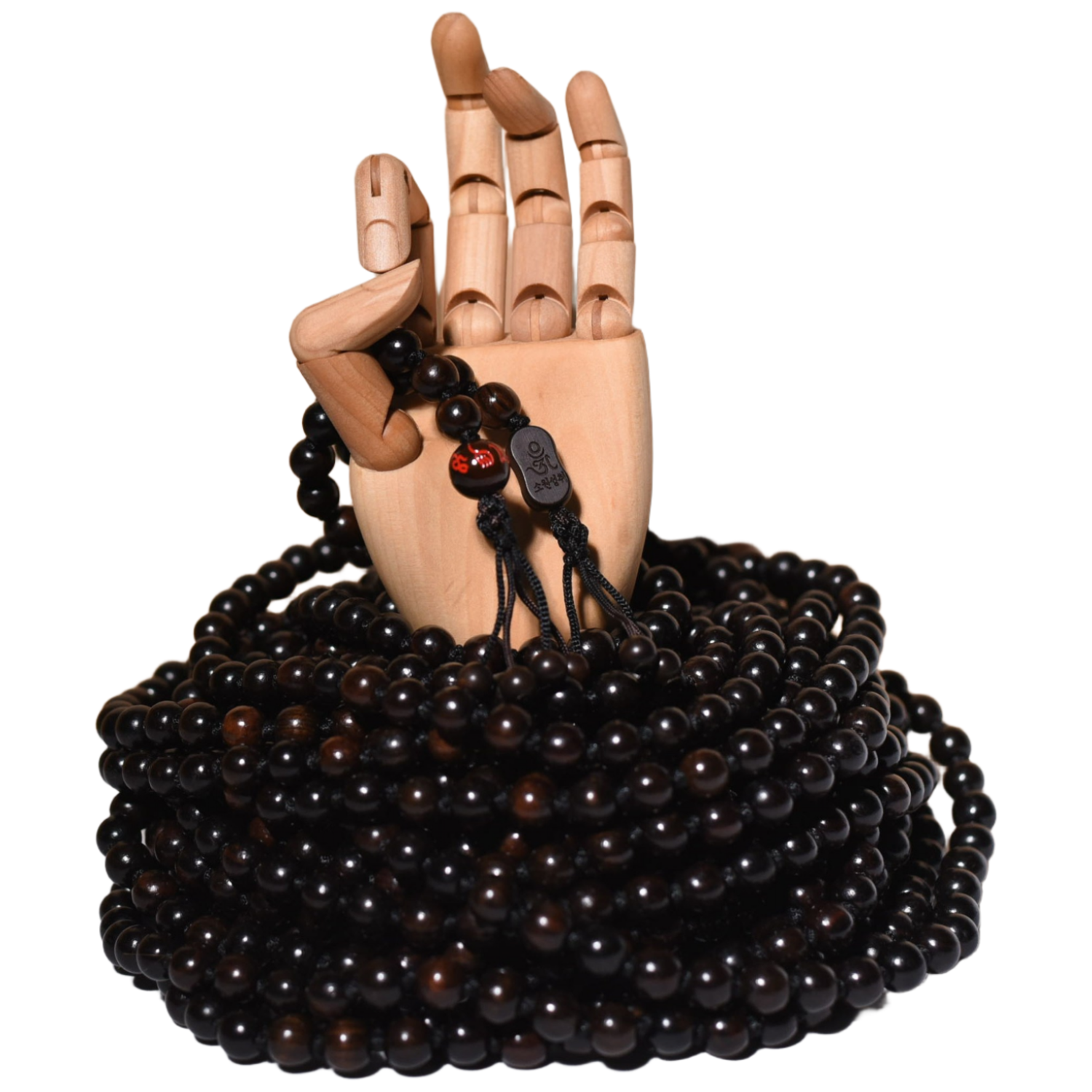 흑단 매듭 천주(10mm) 합장주 불교염주 소원성취, 상세참조, 1개 90,000원