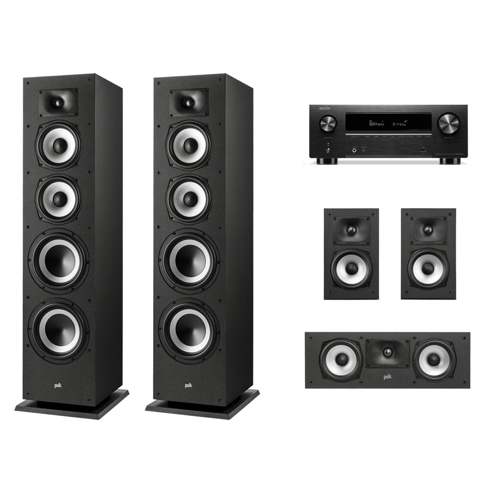 데논 AVR-X2800H + 폴크오디오 XT70 5채널스피커(1530), 단품 2,270,000원