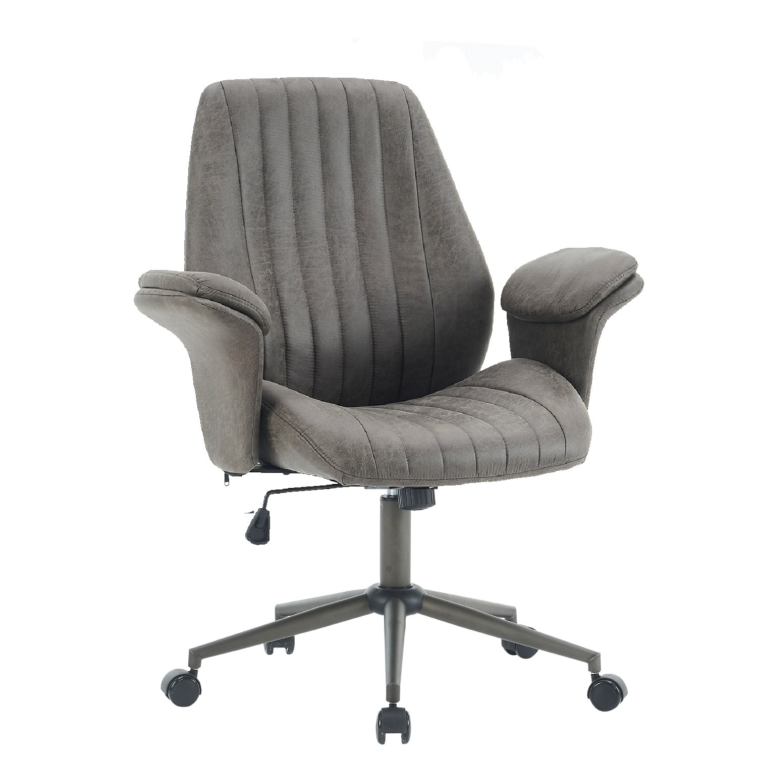 DOMHOMI 인체 공학적 컴퓨터의자 자세교정 공부 학습용 의자 요추 지지 회전 흔들림 기능편한 사무실 의자 게이밍 의자, 진한 회색 199,000원