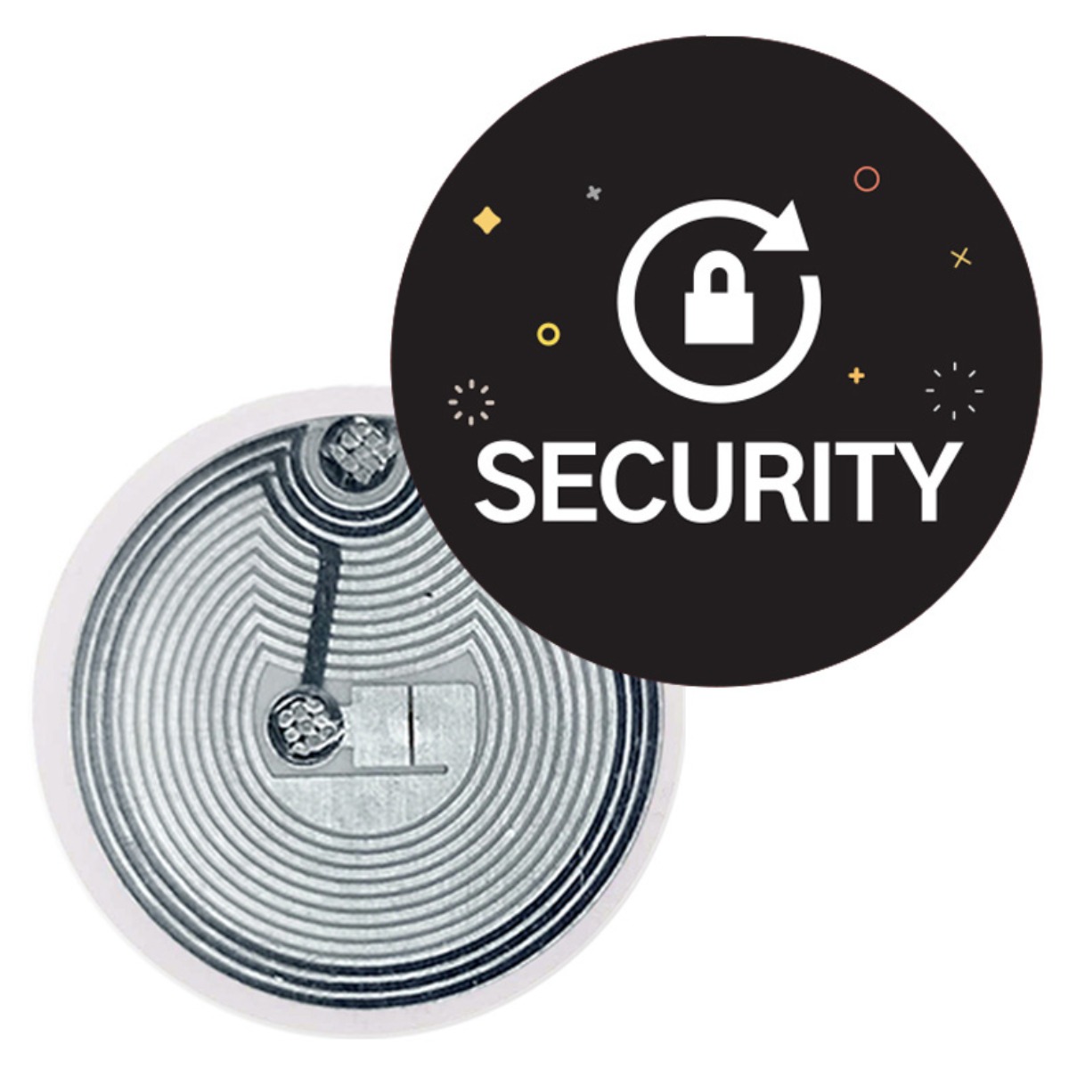 도어락 스티커 MF EM 라벨 태그 RFID 복사 복제 반복수정 디지털 도어록 스티커, 1개 1,360원