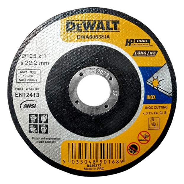 DeWALT 디월트 절단석 105mm 4인치 Cutoff Wheel 스텐 금속 철제 커팅, 1개 800원