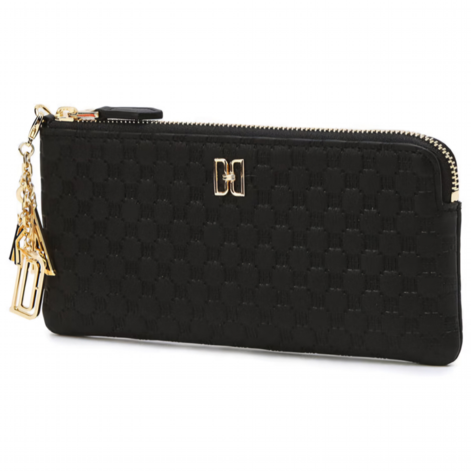 닥스[H&H]>>[선물추천] 블랙 DD로고패턴 소가죽 슬림 지퍼장지갑(DCWA6E518BK) 145,000원