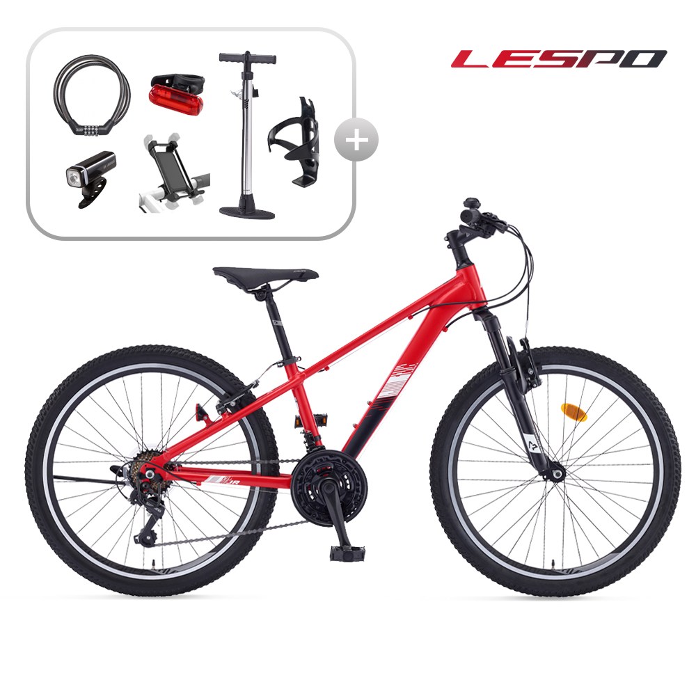 2025 삼천리 아팔란치아 24 M JR 자전거 알루미늄 초등학생 21단 변속 주니어자전거 99%조립, 레드 (90% 조립), 1개, 159cm 400,000원