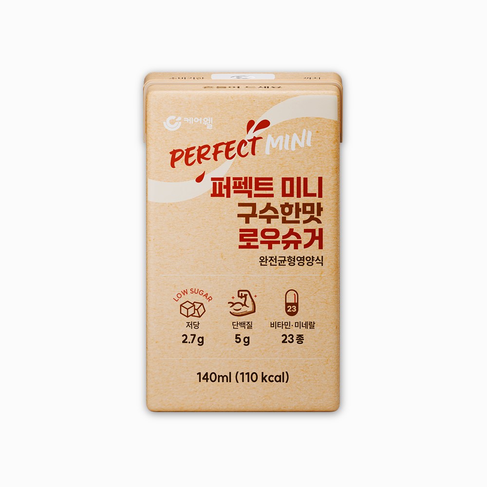 케어웰 퍼펙트 미니 구수한맛 로우슈거 완전균형영양식, 30개, 140ml 25,980원