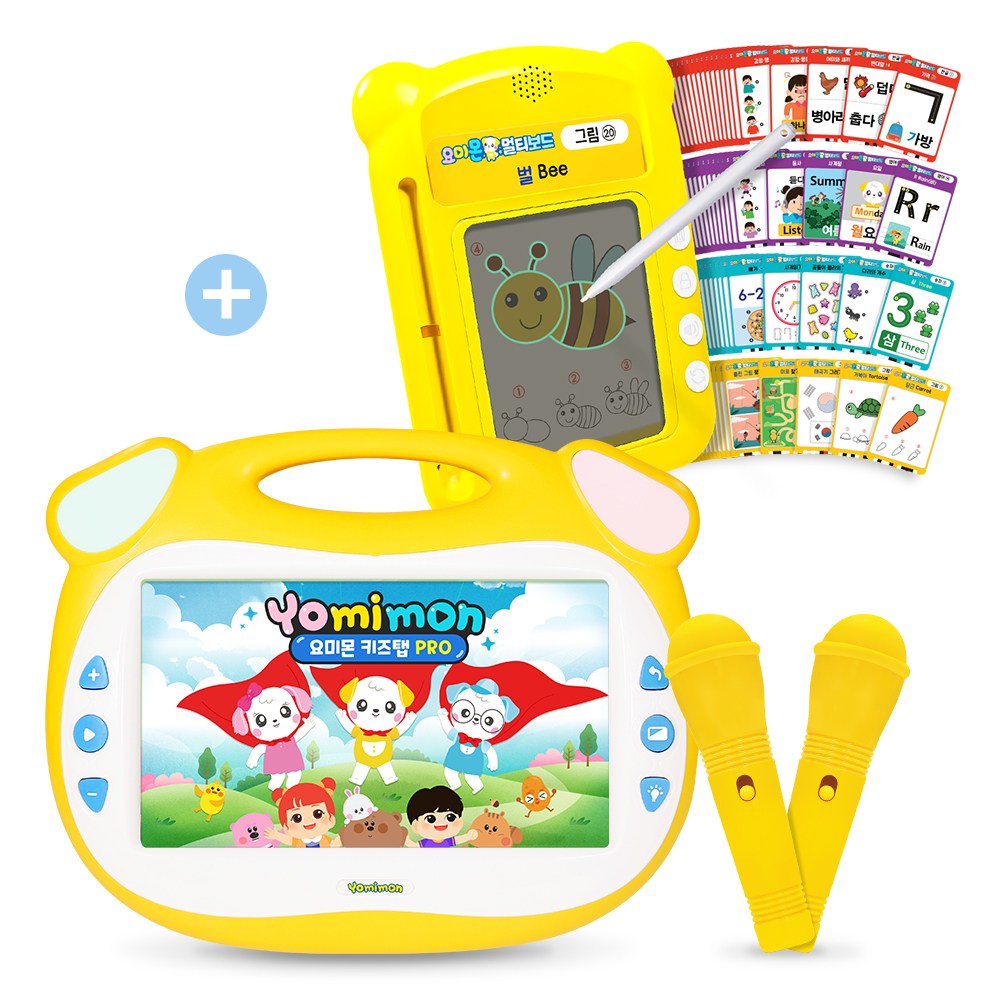 요미몬 키즈탭 프로(3200편 콘텐츠) + 멀티보드(200가지 학습카드) 287,800원