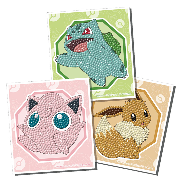 토이앤퍼즐 포켓몬스터 안녕 친구들 스티커 보석십자수 DIY키트 3종 세트 5,960원