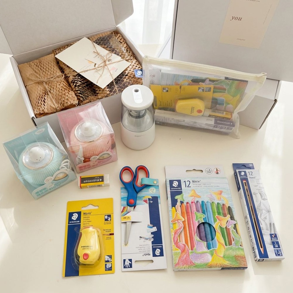 스테들러 문구세트 자동 연필깍기 지우개청소기 초등학교입학선물, 1개, 자동연필깍기세트 45,000원