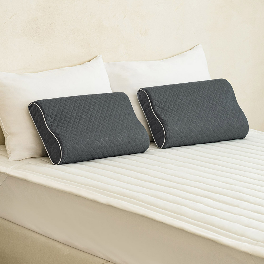 더자리 코지핏 메모리폼 라텍스 누빔 베개커버 7,900원