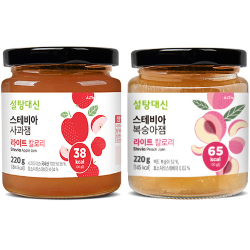 설탕대신 스테비아 과일잼 2종 9,800원
