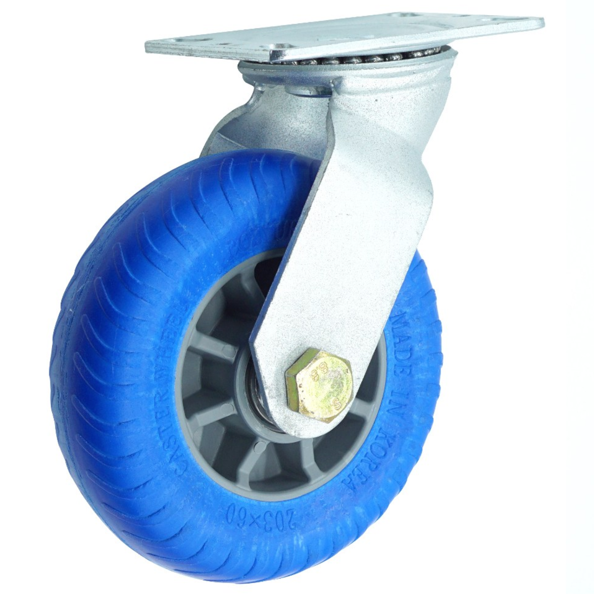 우레탄 발포 바퀴 캐스터 20cm(8인치) 회전형, 1개 22,000원