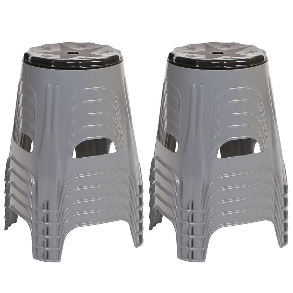 지오리빙 플라스틱 회전의자 10p, 10개, 그레이 39,900원