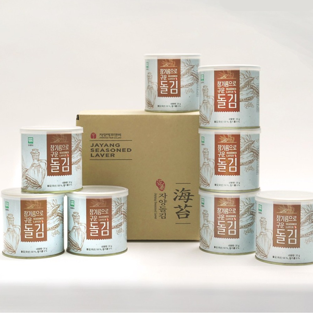 자양돌김 정성캔돌김 5호 (8캔) / 추석명절 명품 캔김 깡통김 자양김 38,700원