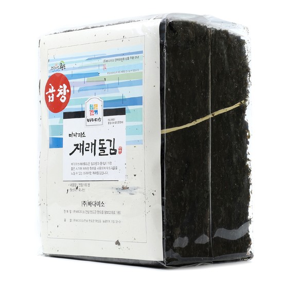 25년산 완도 햇김 곱창재래돌김(특상품) 100장 38,900원