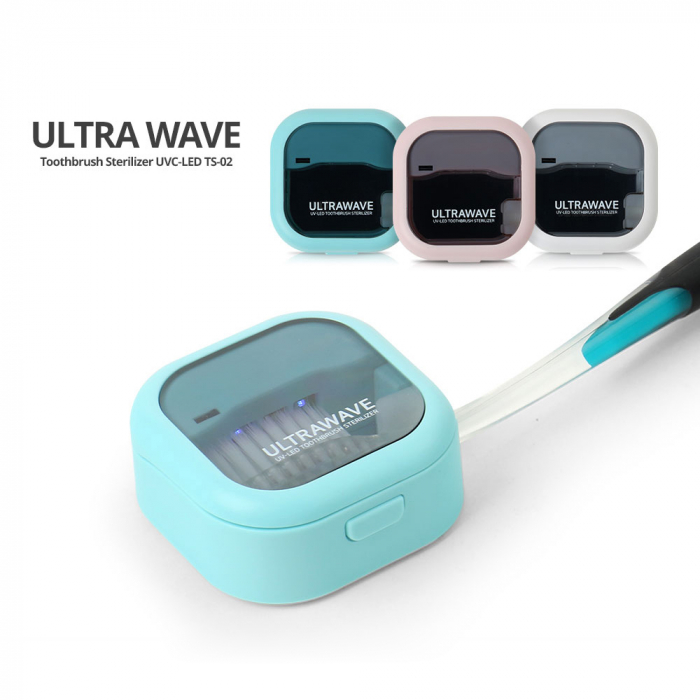 [아이담테크] 울트라웨이브 UVC LED 휴대용 칫솔살균기 TS-02, 민트 (28355098) 19,800원