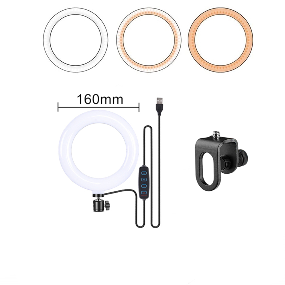 링 라이트 LED 램프 조명 비디오 회의를위한 노트북 컴퓨터에 클립과 함께 줌 웹캠 채팅 라이브 스트리밍 24,400원