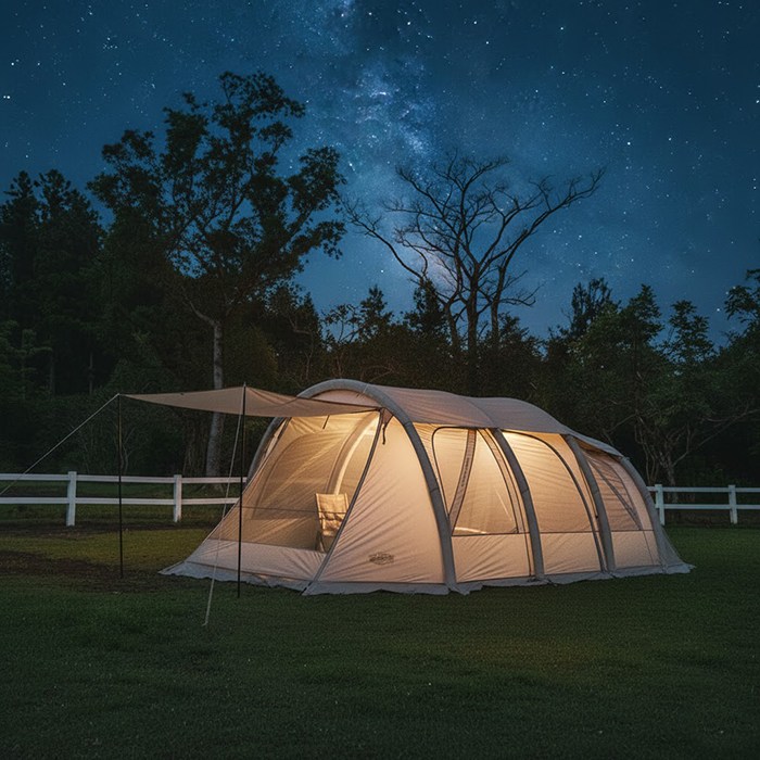 제드 티맥스 에어텐트 5인 6인용 터널형 블랙아웃 난연 풀세트 605,000원
