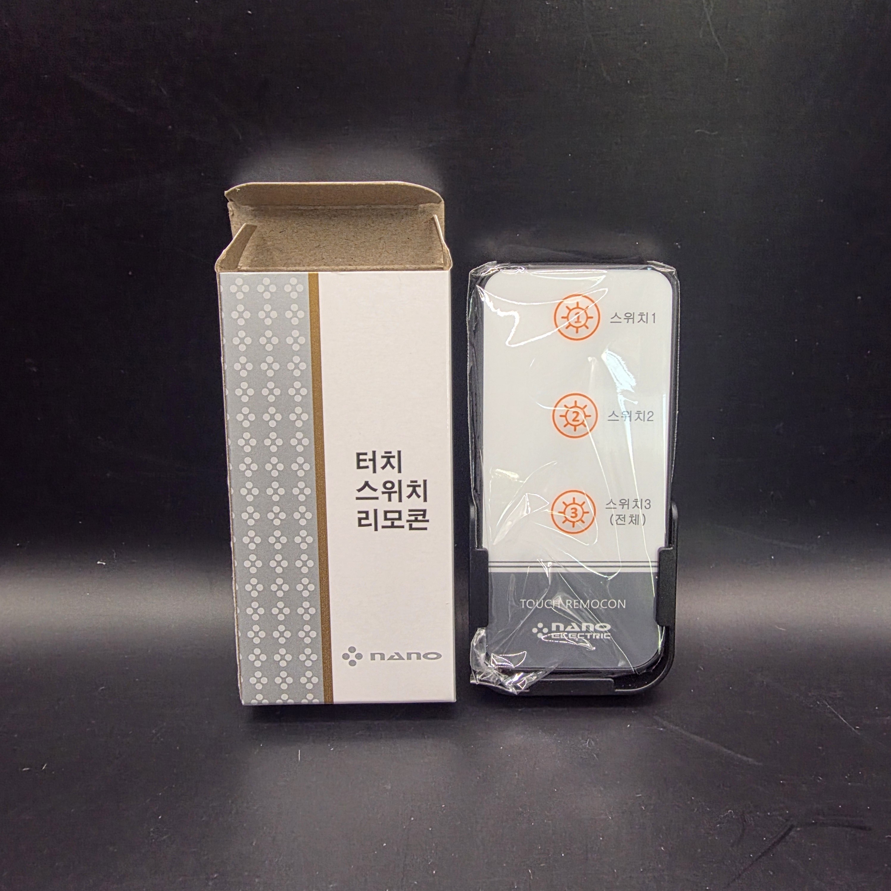 국산 (주)나노전기 무선 터치 아트2 스마트 전자식 스위치 전용 리모컨, 1개 6,600원