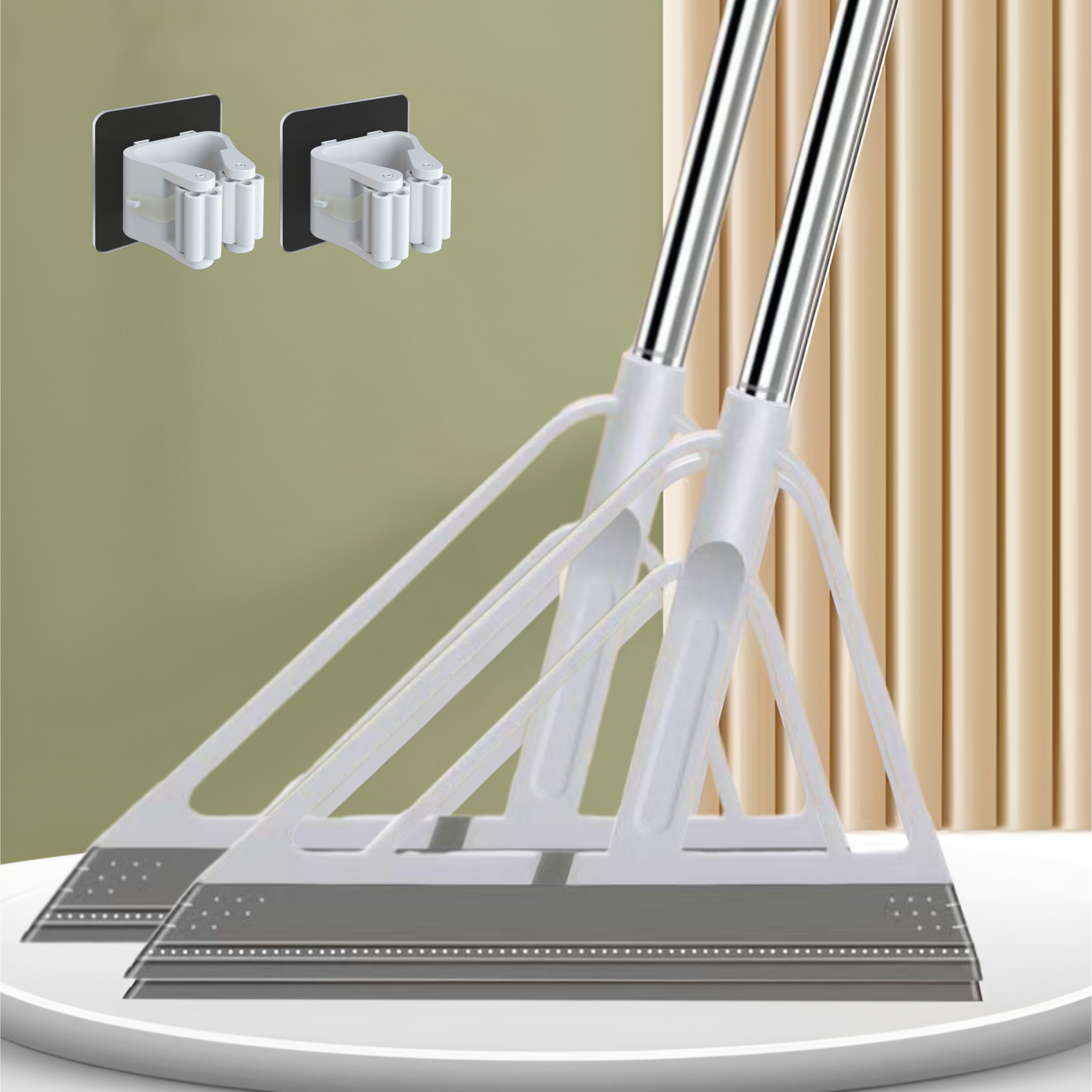 찬움컴퍼니 다용도 만능 청소 실리콘 빗자루 스퀴지, 화이트, 2개 11,000원