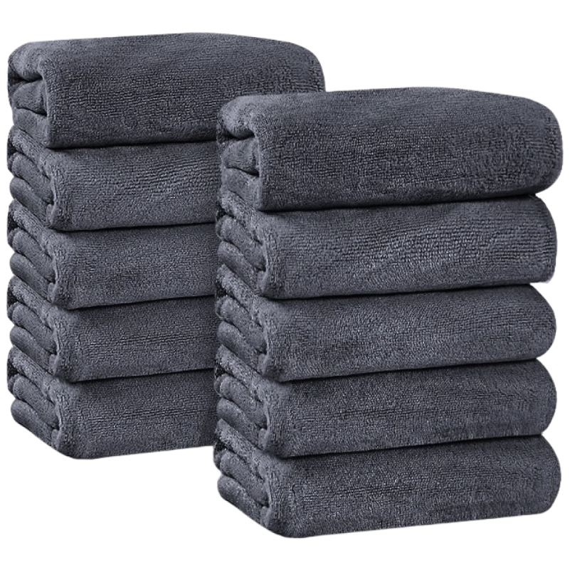 LUNOO 프리미엄 300수 면사 수건 오코텍스 인증을 받은 호텔 수건 무형광 세면 타올 집들이 선물 타월 수건 10장, 진회색, 10개 30,580원