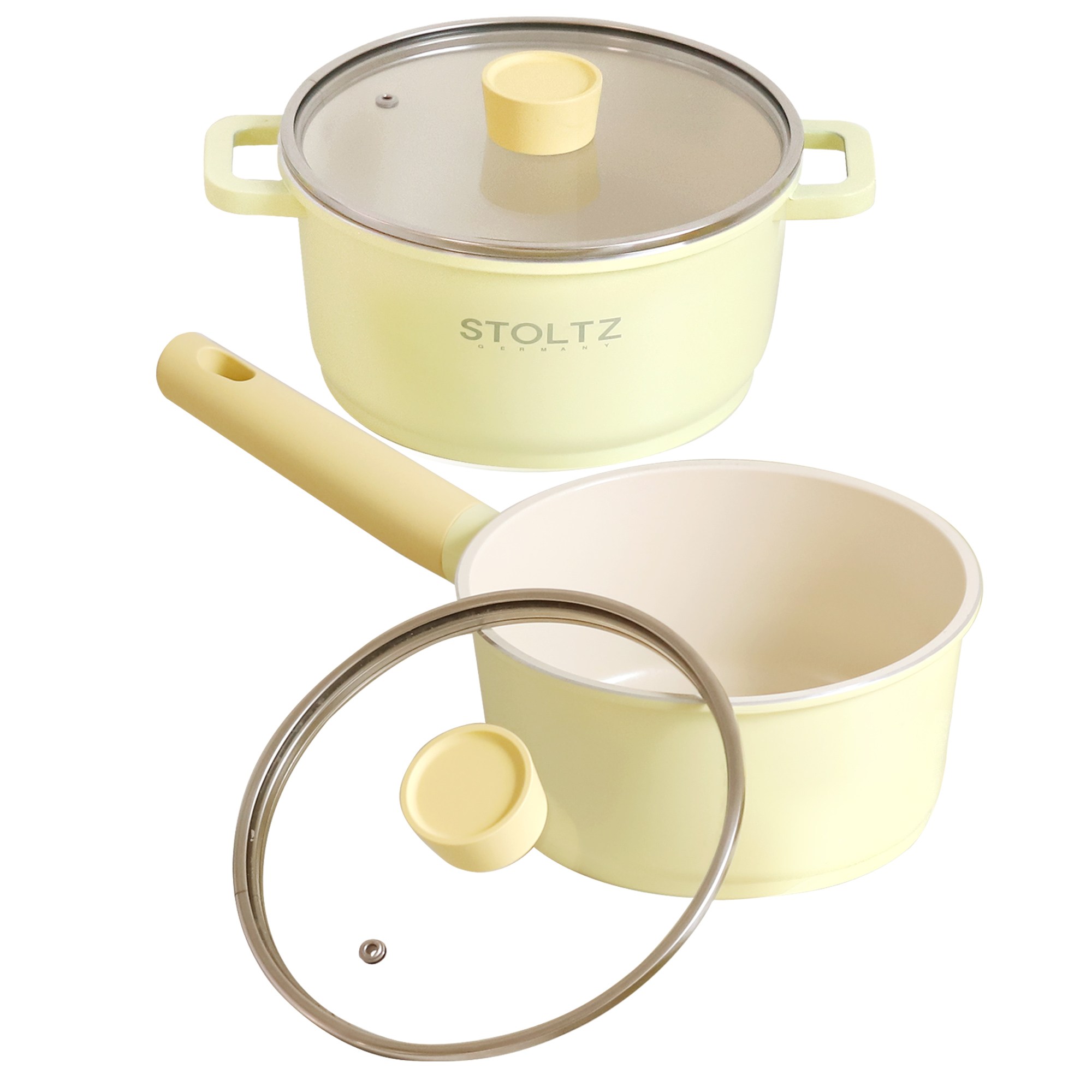 슈톨츠 머랭 쿡웨어 인덕션 냄비 2종 (18편수+20양수) 국내생산 통주물 냄비, 레몬머랭, 냄비 2종, 1개 65,900원