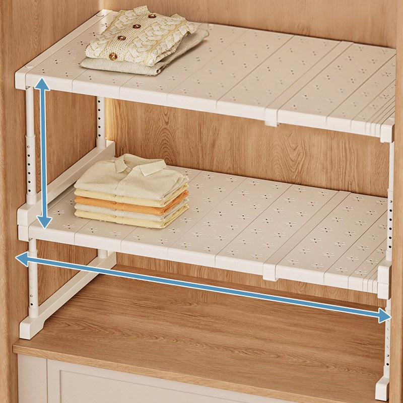 플랜와이 높이길이 모두 조절 가능한 옷장 만능 레이어드 선반 24,200원