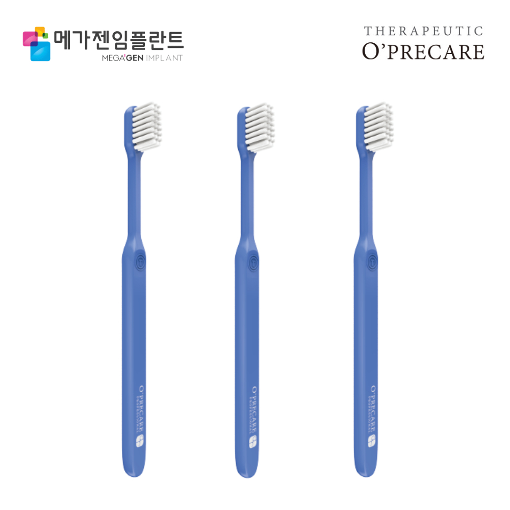 메가젠 오프리케어 칫솔 치과 칫솔 이중 미세모 칫솔, 1개, 3개입 14,500원