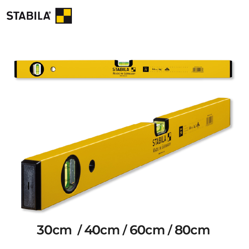 스타빌라 수평대  70시리즈 30cm / 40cm / 60cm / 80cm 독일 정밀 알루미늄 주물 미니  수평계 수평자 / 타일공구 대구점 22,000원