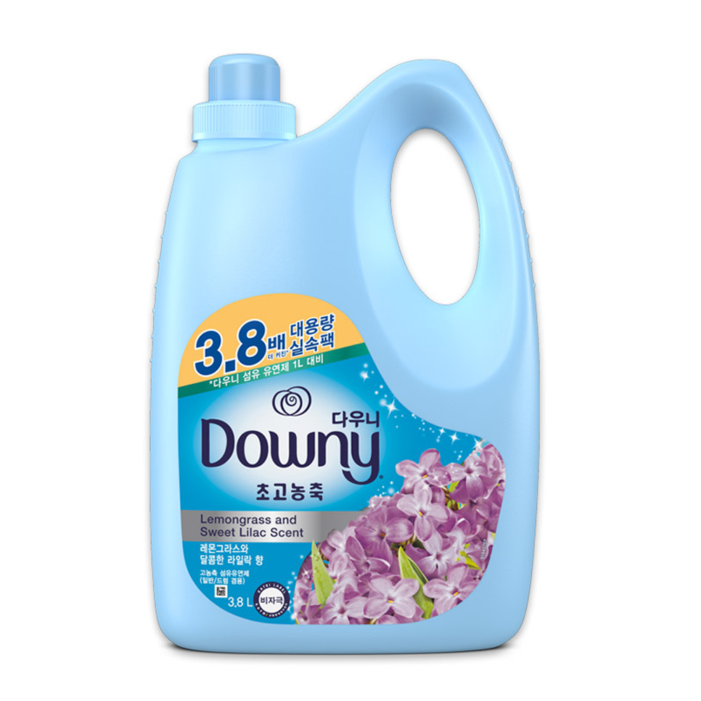다우니 초고농축 섬유유연제 레몬그라스와 달콤한 라일락향 본품, 1개, 3.8L 23,390원