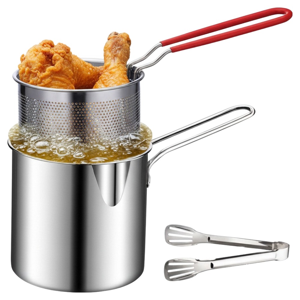 하루담 작은 냄비 + 튀김 바구니 + 집게 세트, 혼합색상, 1세트, 13cm 15,400원