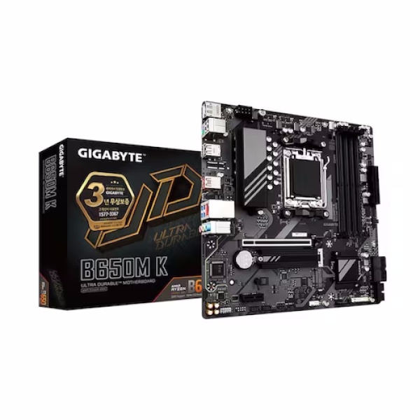 [GIGABYTE] B650M K 제이씨현 (AMD B650/M-ATX) 116,200원